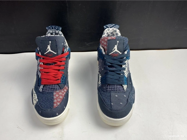 Rep Onekick SE CW0898-400 Sashiko Jordan Retro 4 Air 0711